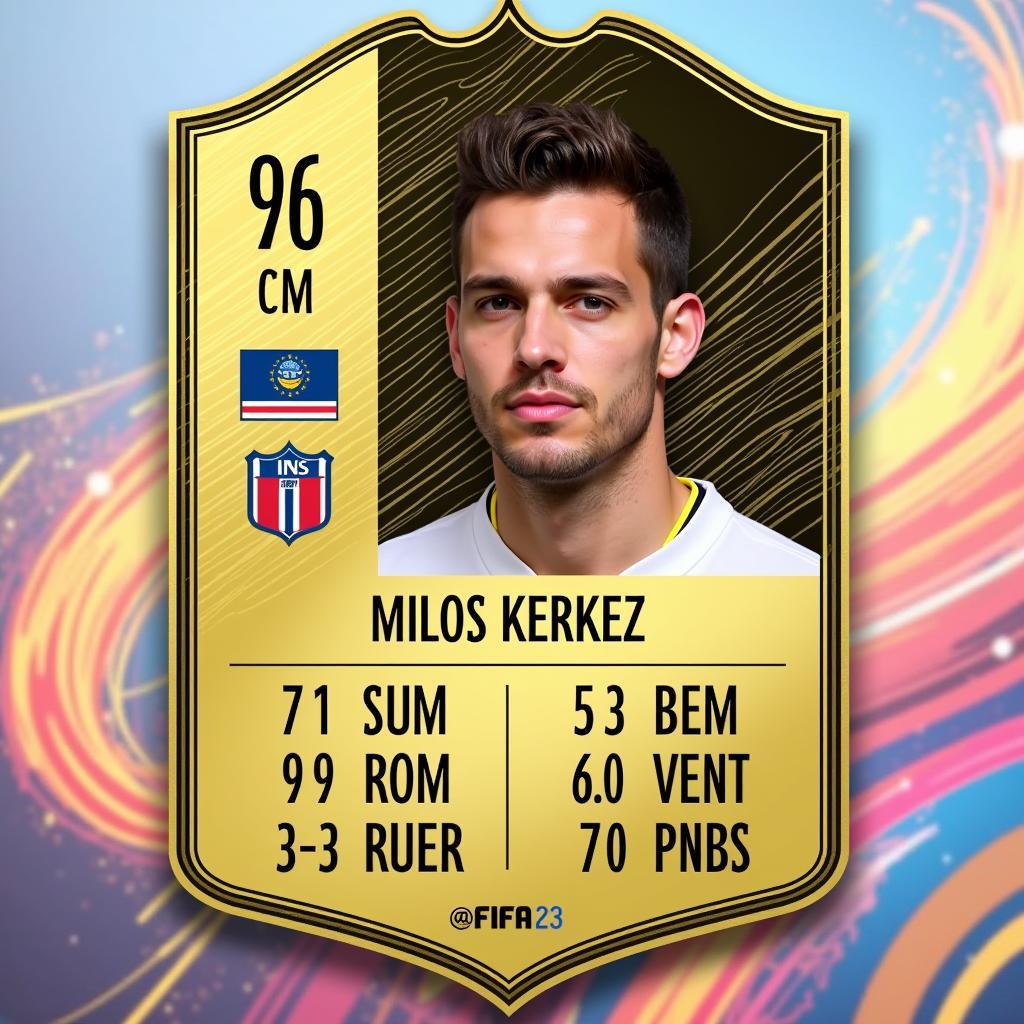 Milos Kerkez FIFA 23 Ultimate Team Player Card