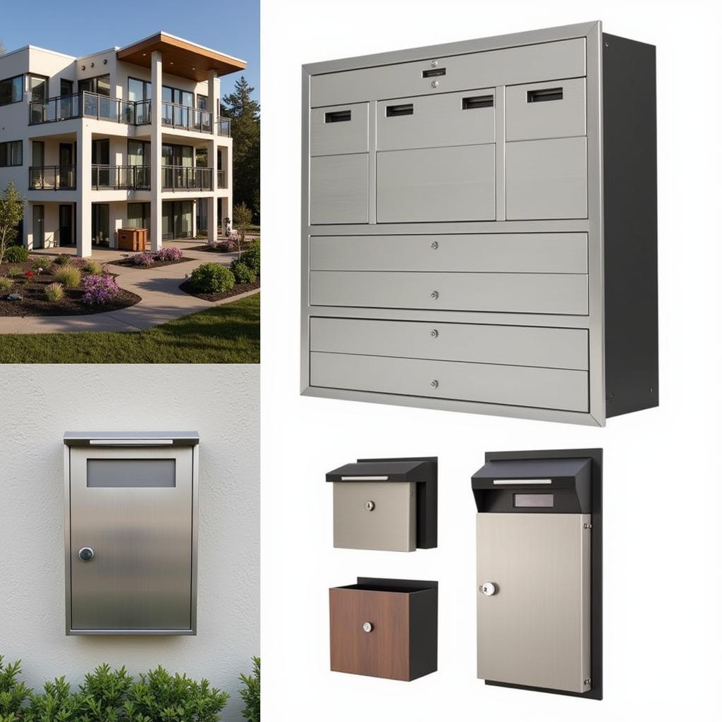 Modern Multi-Family Mailboxes for Enhanced Curb Appeal