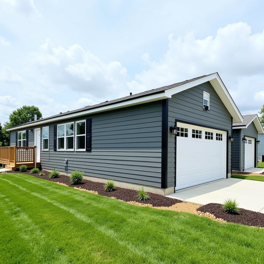 Modern Raven Mobile Home Exterior