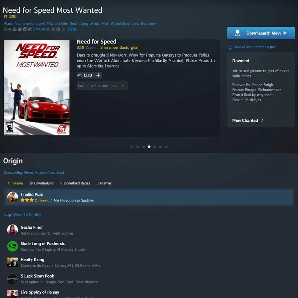 Need for Speed Most Wanted download page