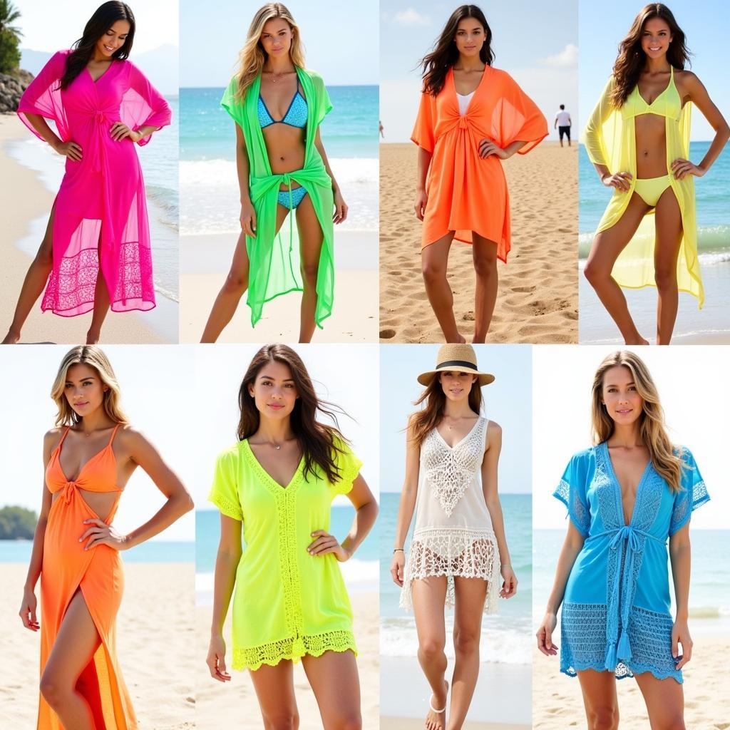 Neon Swimsuit Cover-Up Styles