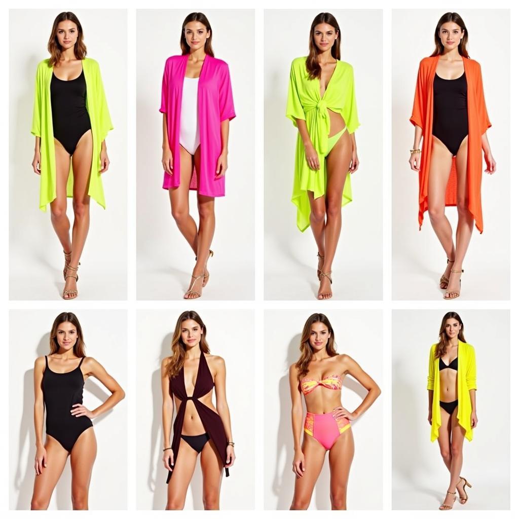 Neon Swimsuit Cover-Up Styling Ideas