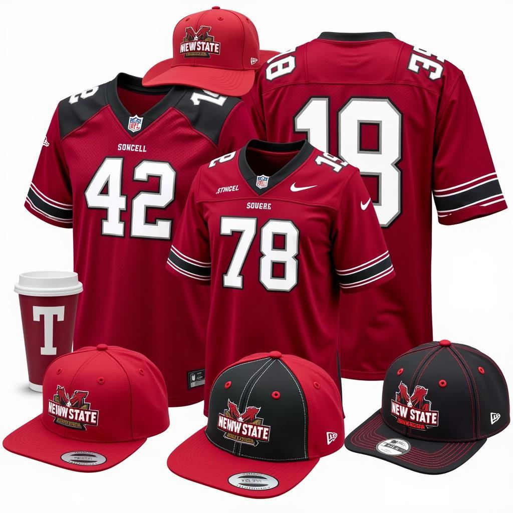 New Mexico State Football Apparel Display