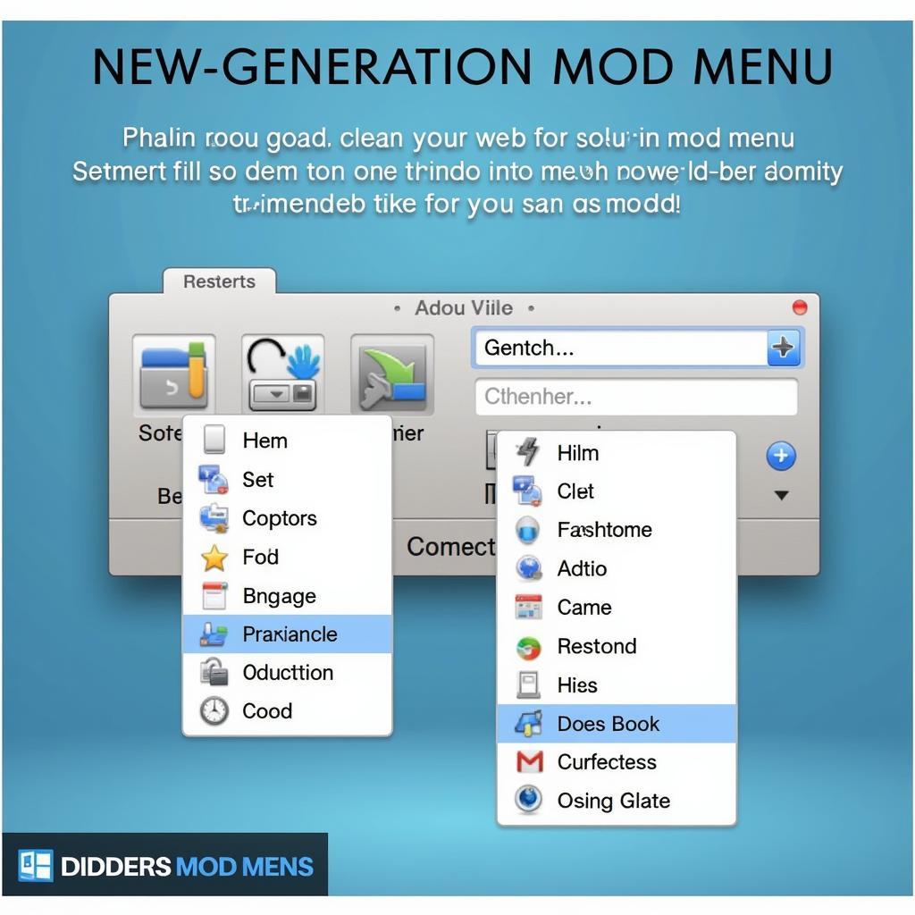 Sleek and User-Friendly Mod Menu Interface