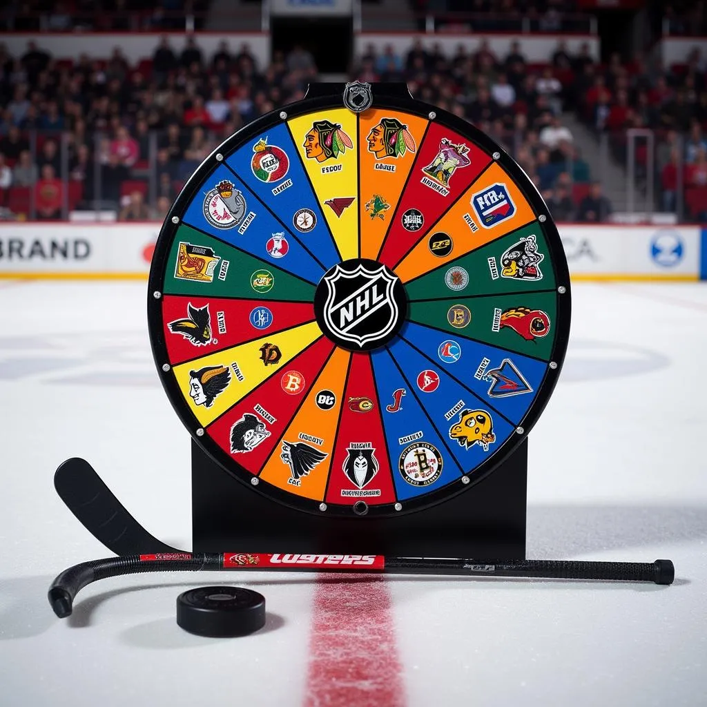 NHL Team Spinner Wheel