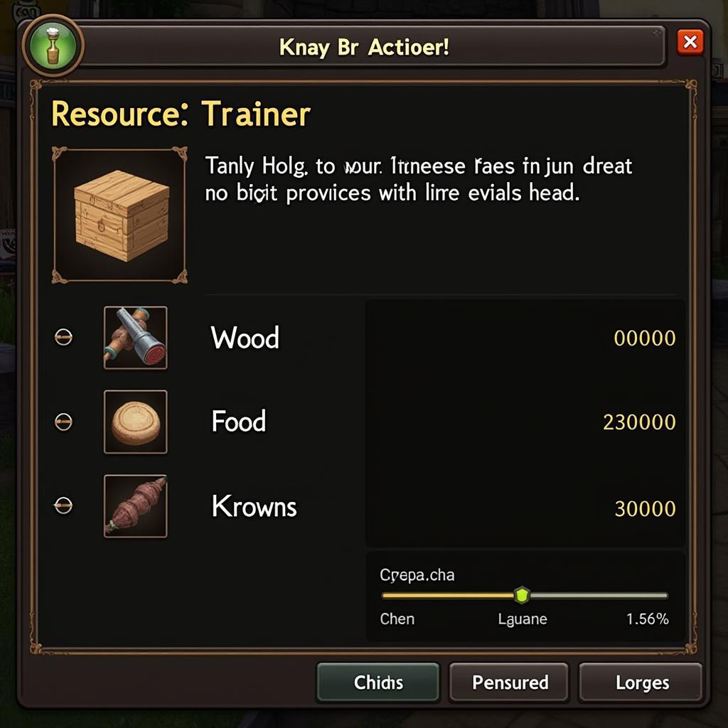 Northgard Trainer Resource Management