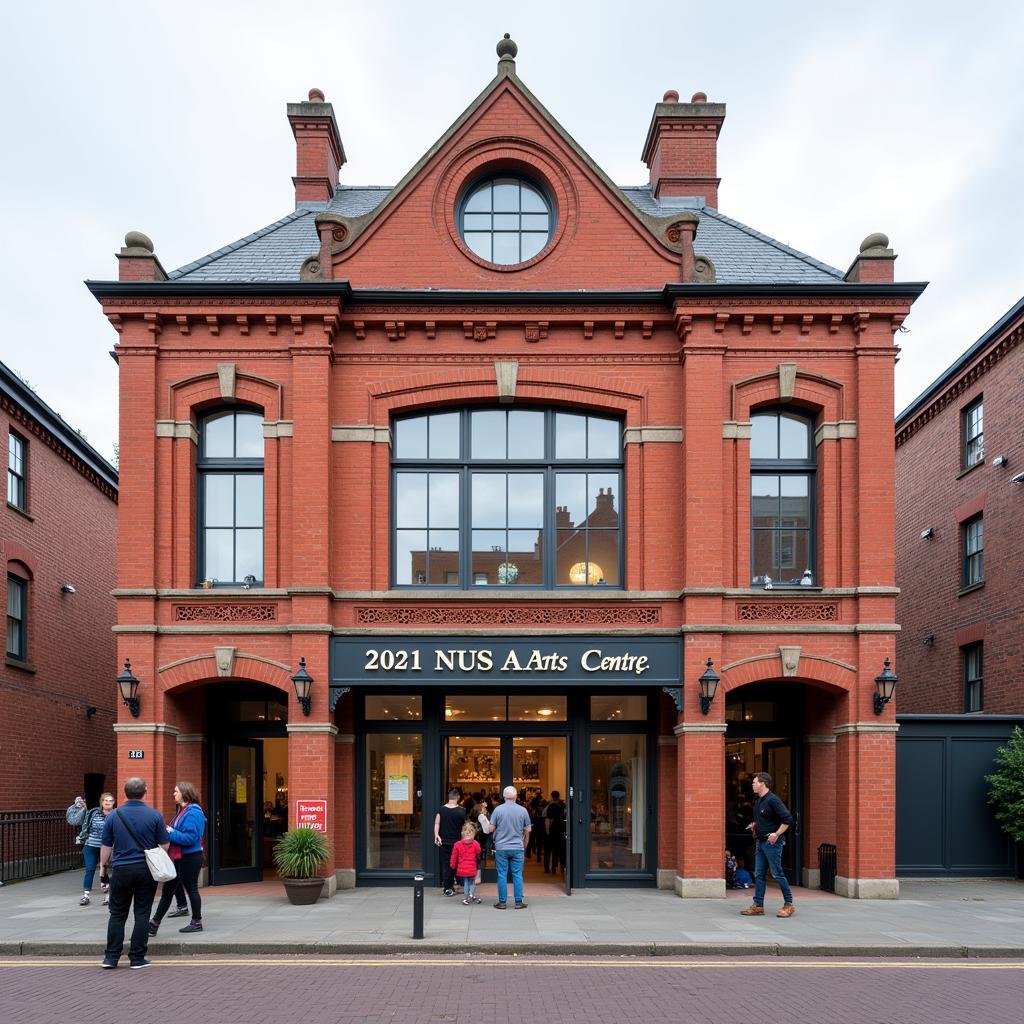 Exterior view of the Nucleus Arts Centre