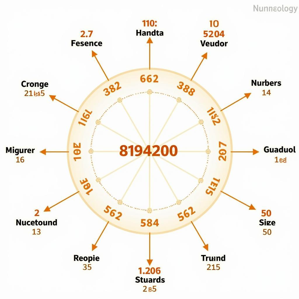 Numerology Chart Analyzing the Digits of 8194200 