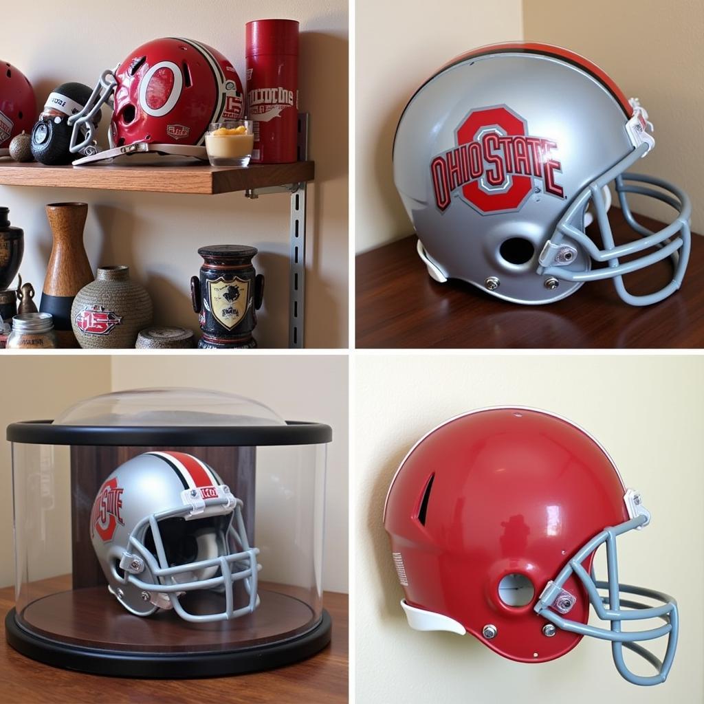 Creative Display Ideas for Your Ohio State Football Helmet