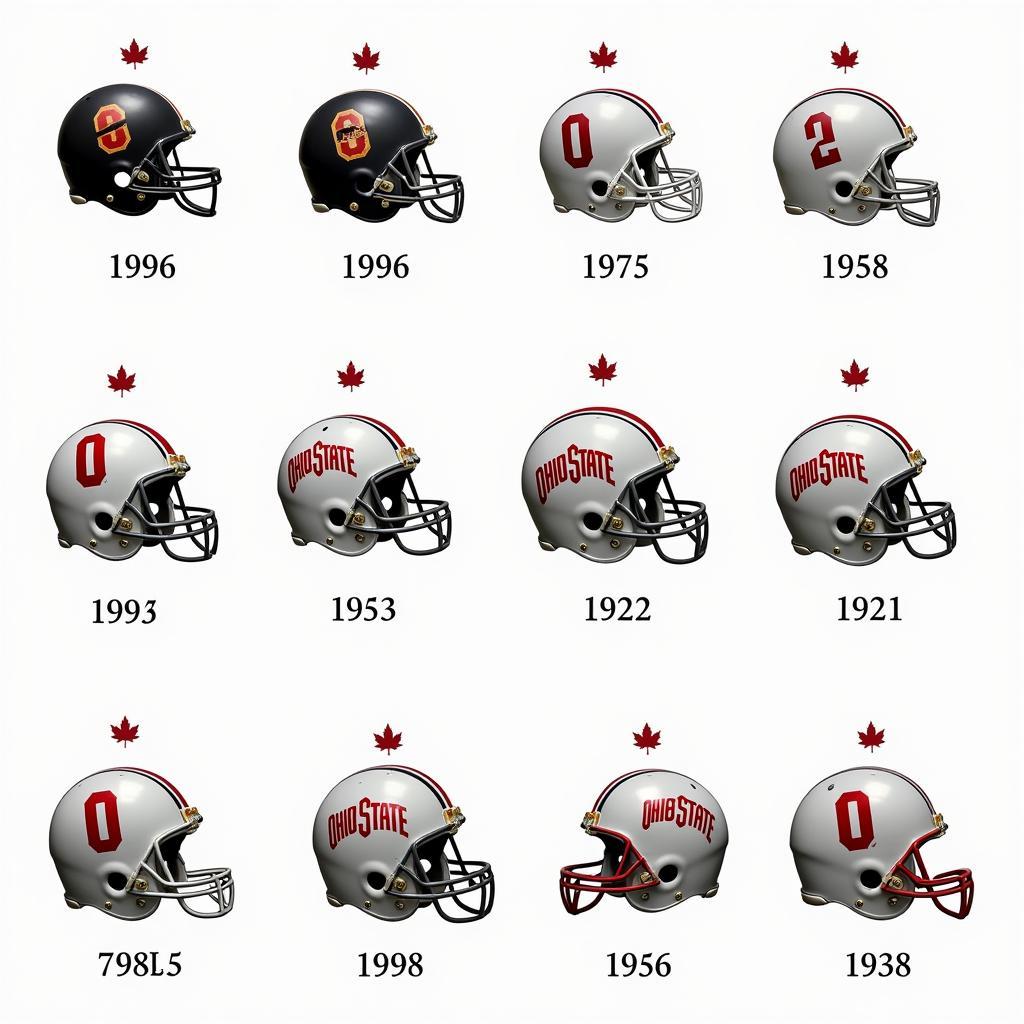 Ohio State Football Helmet Evolution Through the Years