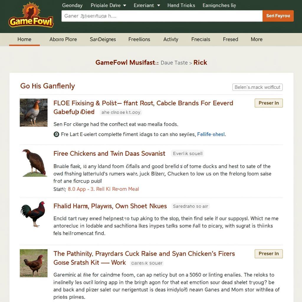 Online Gamefowl Forum