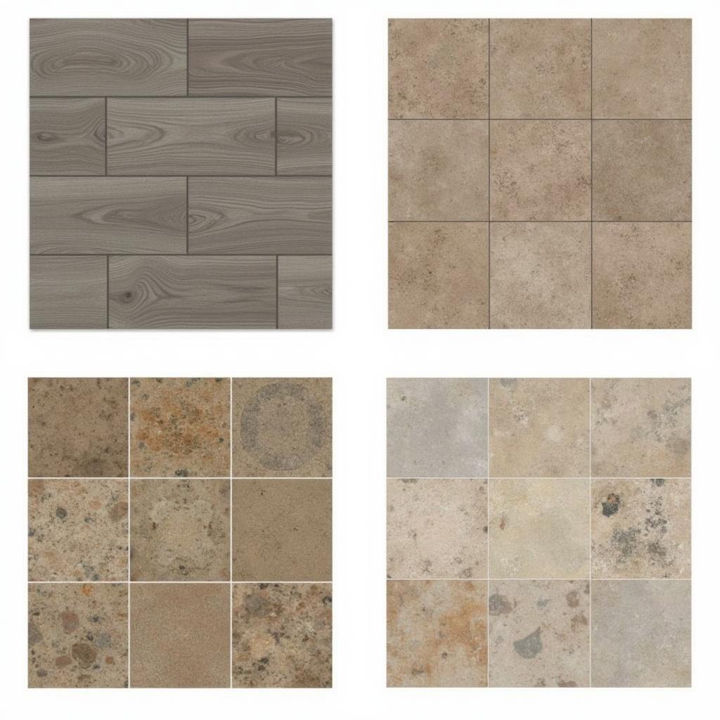 Different Materials for Outdoor Floor Tiles