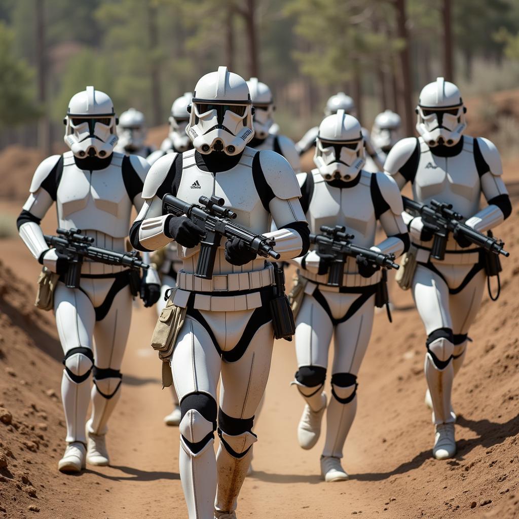 P2 Clone Trooper Training Exercise