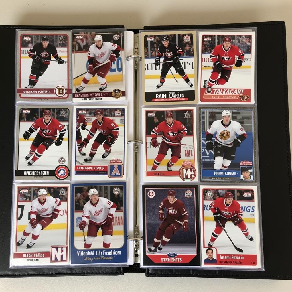 Collection of Artemi Panarin rookie cards