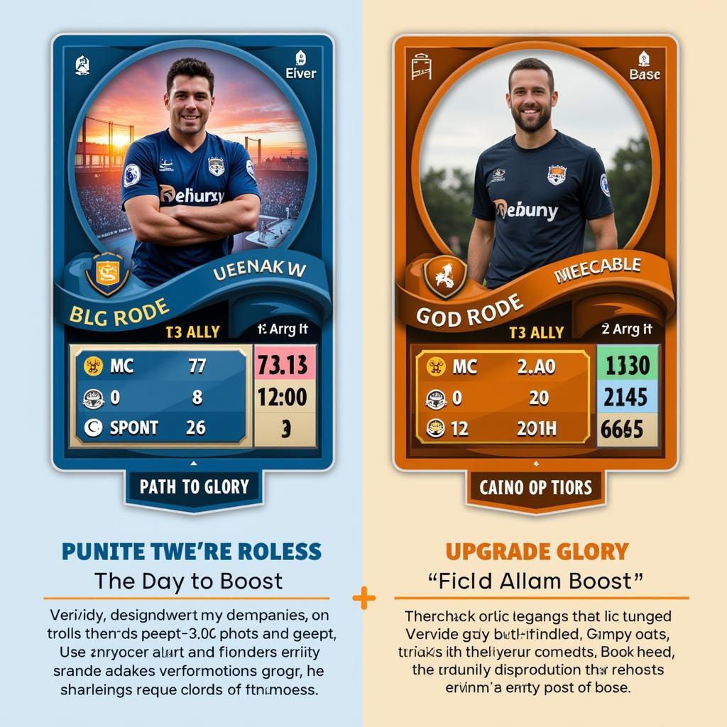 Path to Glory Player Card Comparison