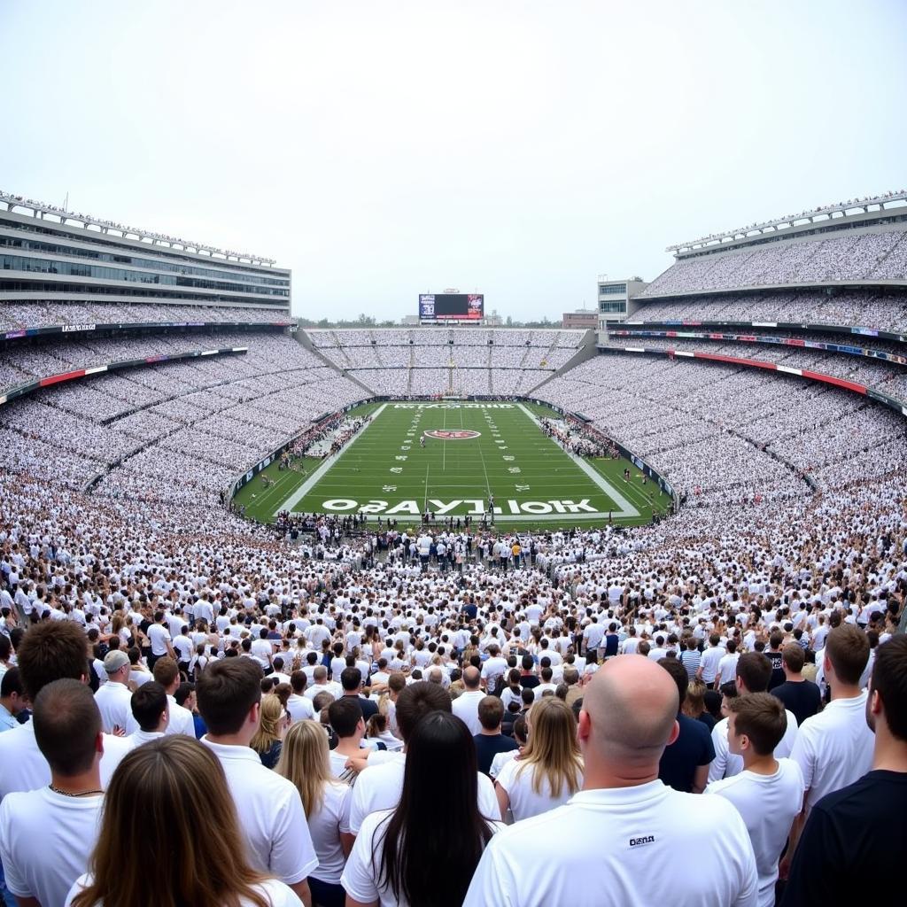 Penn State White Out Game at Beaver Stadium