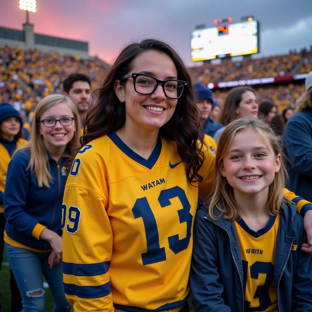 Pitt Panthers Fans Show Their Pride in the Stands