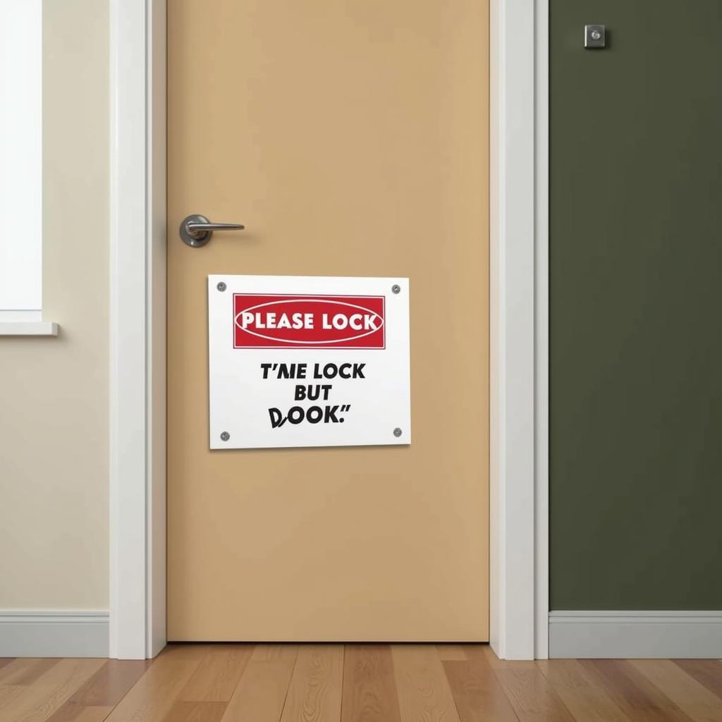 Strategic Placement of Door Signs