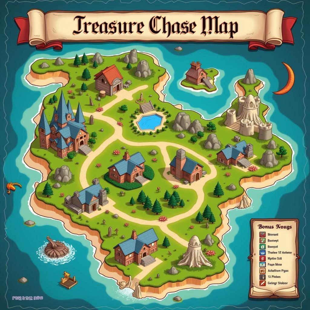 Navigating the Pogo Treasure Chase Map