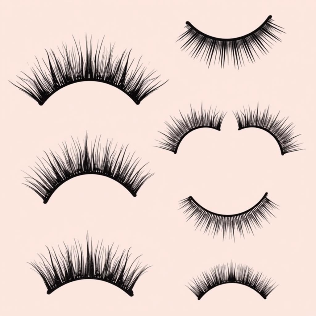 Different Pointed Eyelash Styles