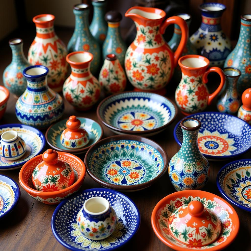 Collection of Polish Pottery