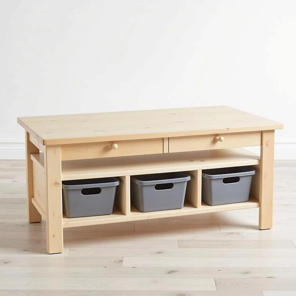 Pottery Barn Kids Activity Table with Built-in Storage