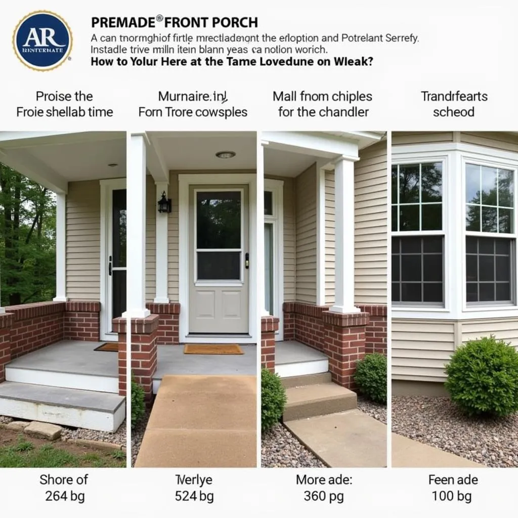 Premade Front Porch Installation