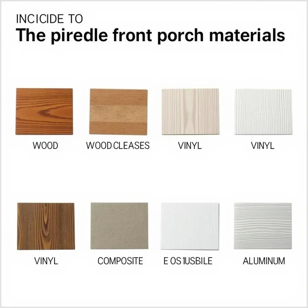 Premade Front Porch Materials