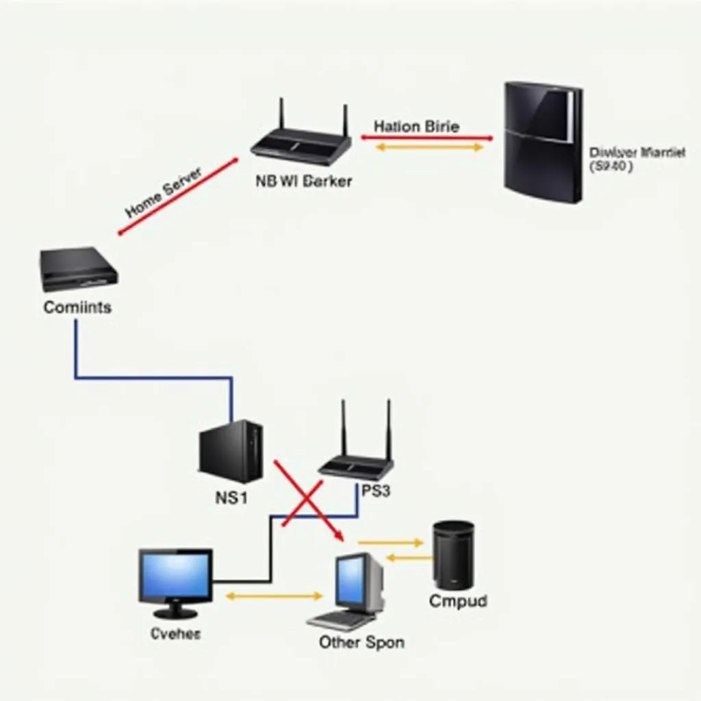 PS3 Media Server Error Connection Diagram