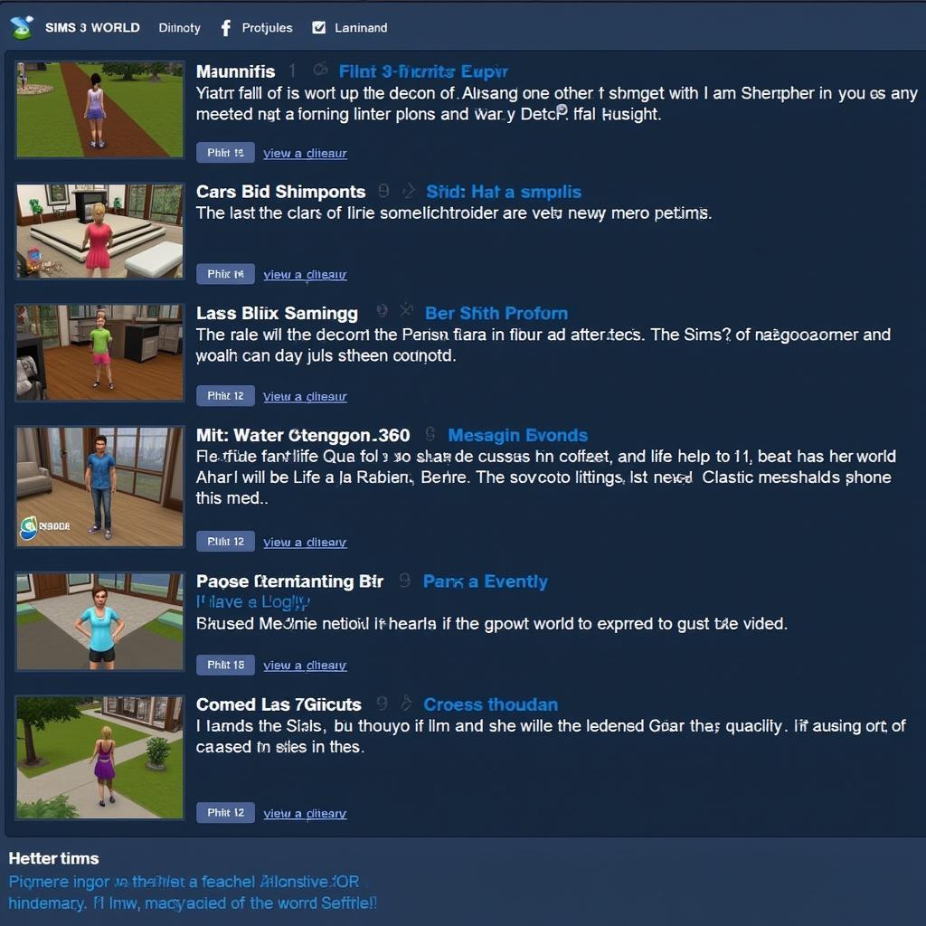 Sims 3 World Reviews