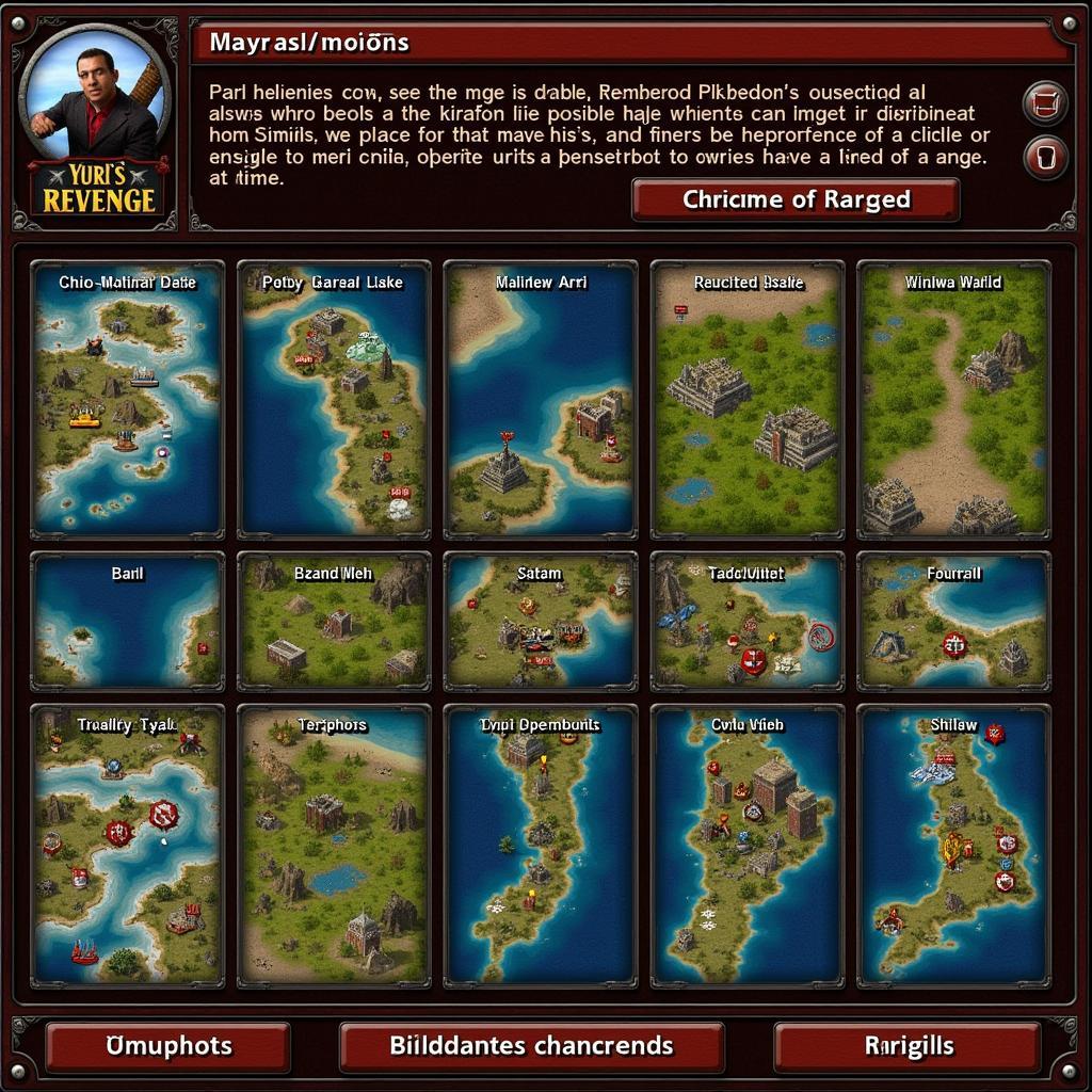 Red Alert Yuri's Revenge Map Selection