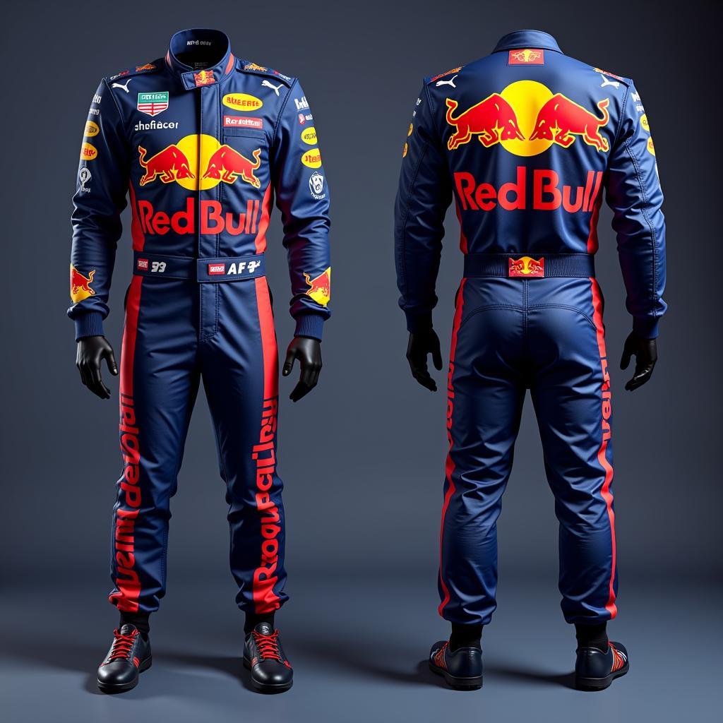 Red Bull F1 Suit 2023 Design Details