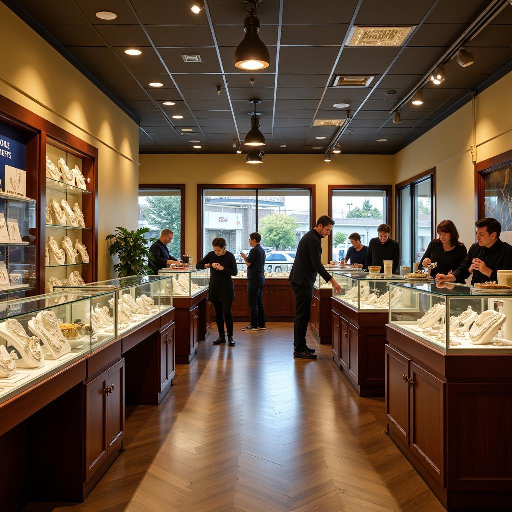 Elegant jewelry store in Redwood City