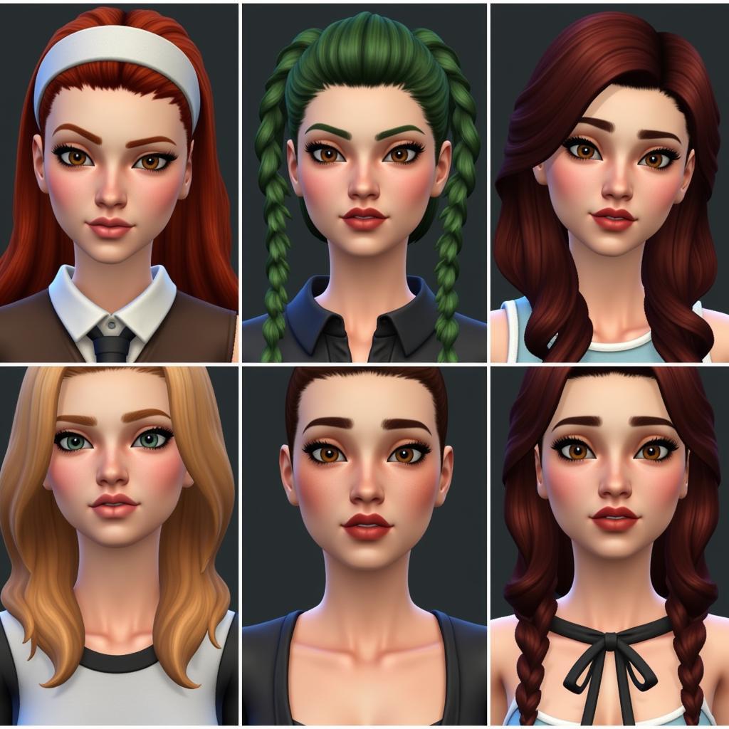 Redwood Eyes on Different Sim Styles