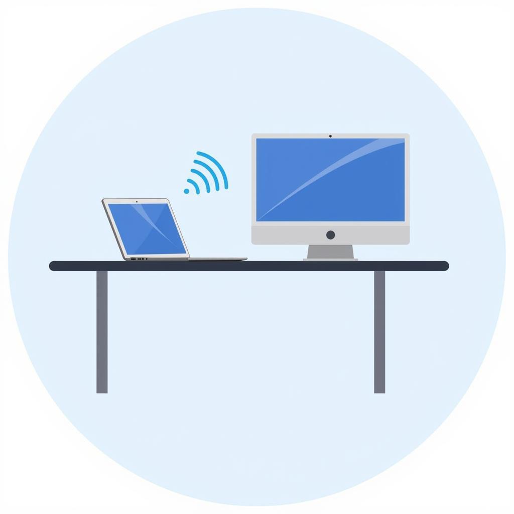 Remote Desktop Connection Illustration