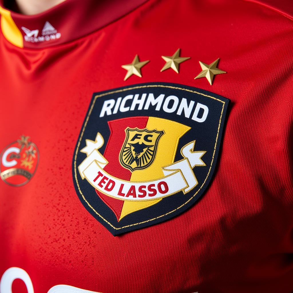 Richmond FC Ted Lasso Jersey Close Up