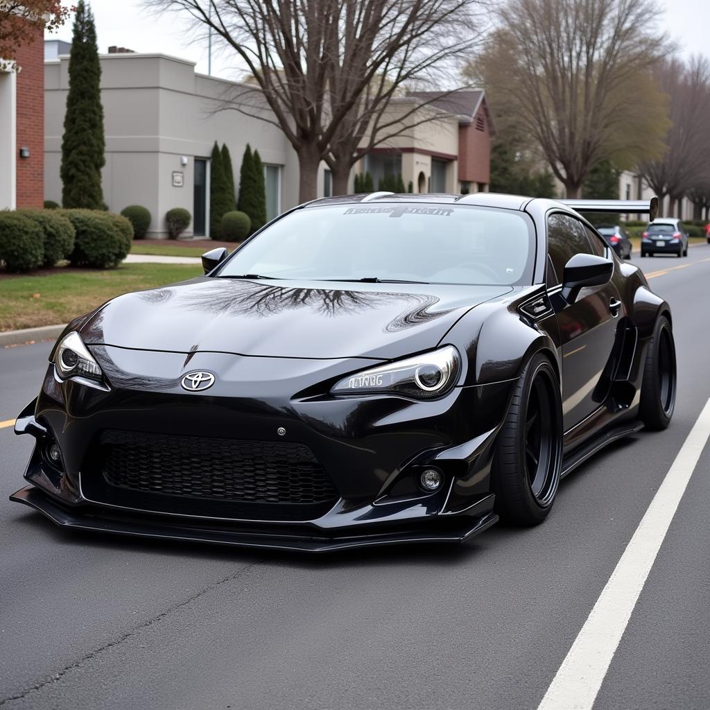 Rocket Bunny FRS Widebody on the street