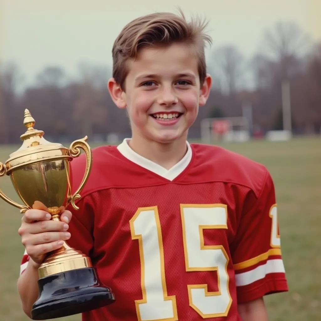 Rogin E in his youth team uniform