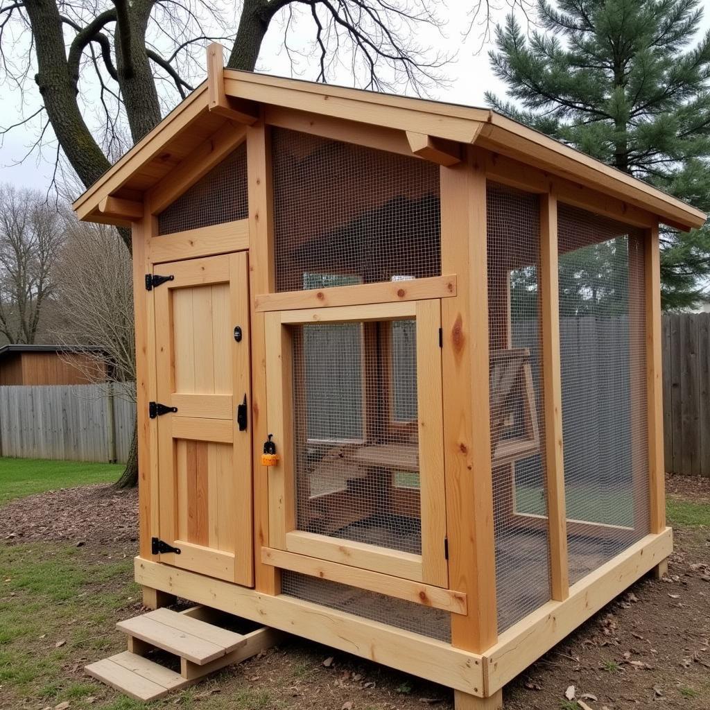 Secure Chicken Coop with Hardware Cloth