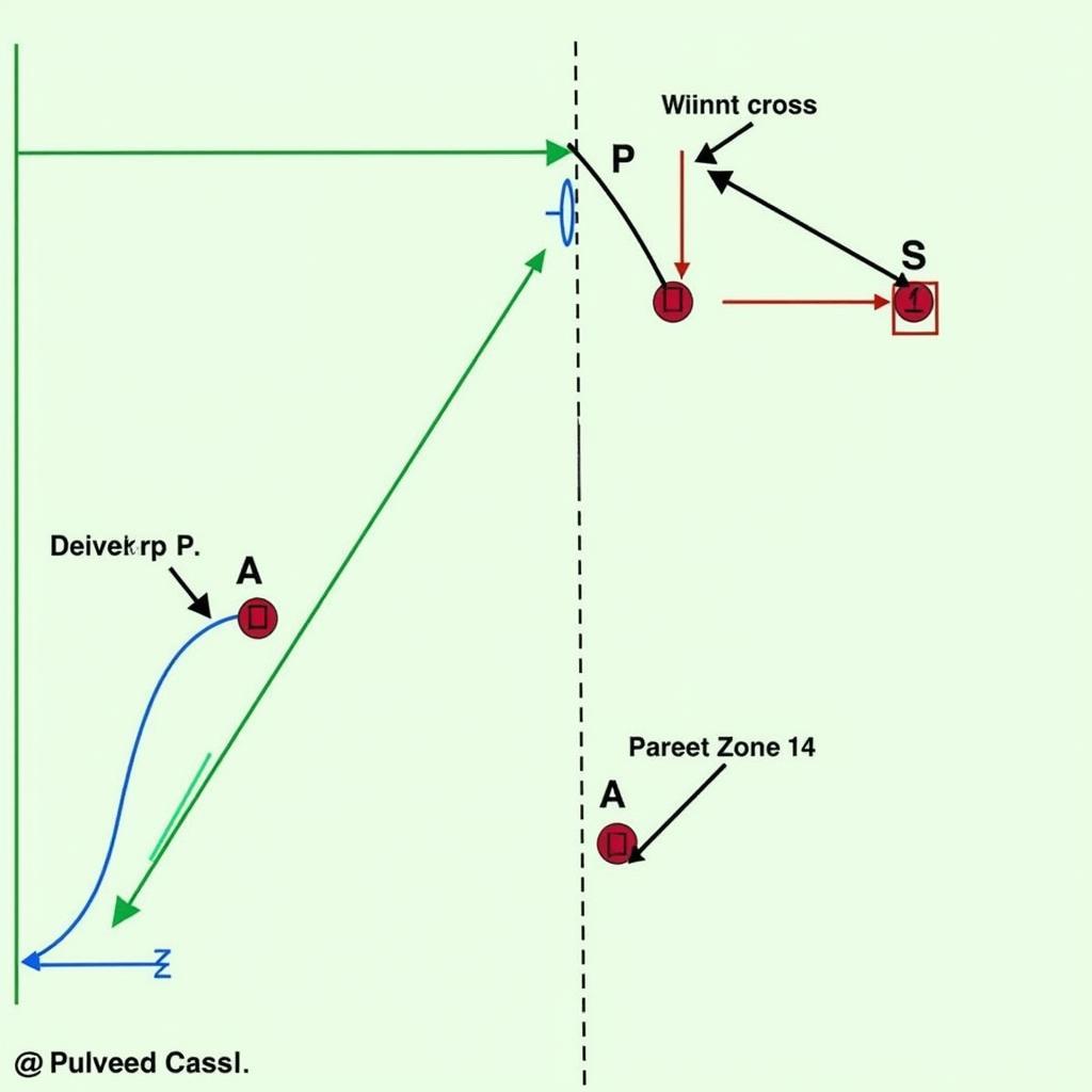 Diagram of a Shallow Cross Play