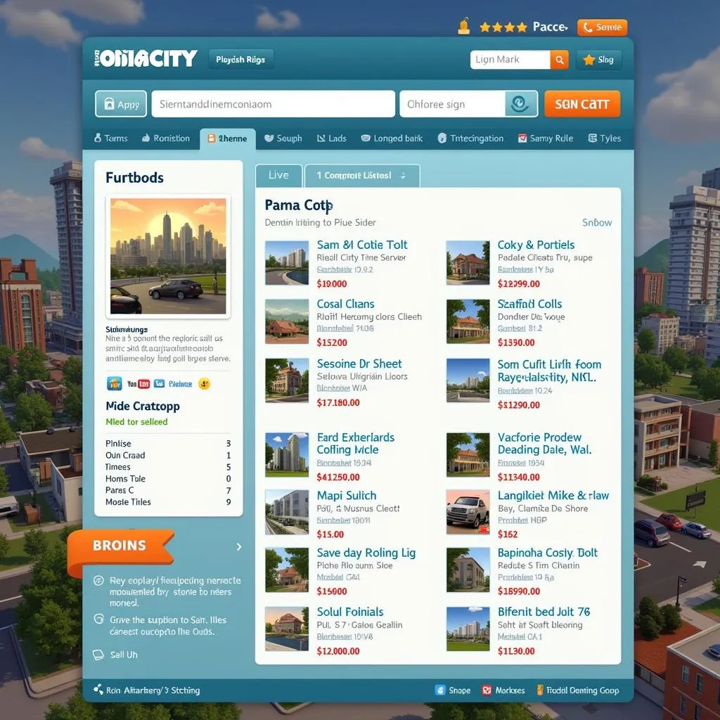 SimCity Account Marketplace