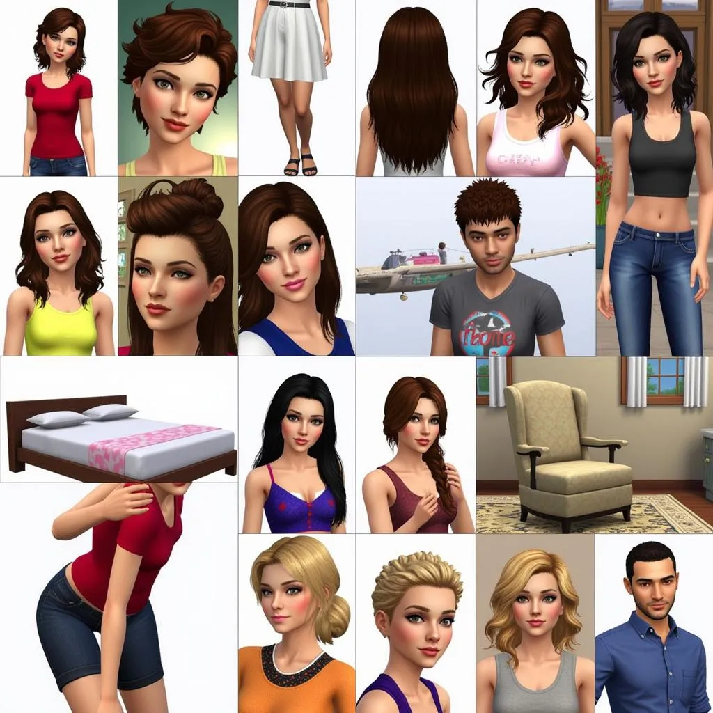 Sims 2 Custom Content Examples