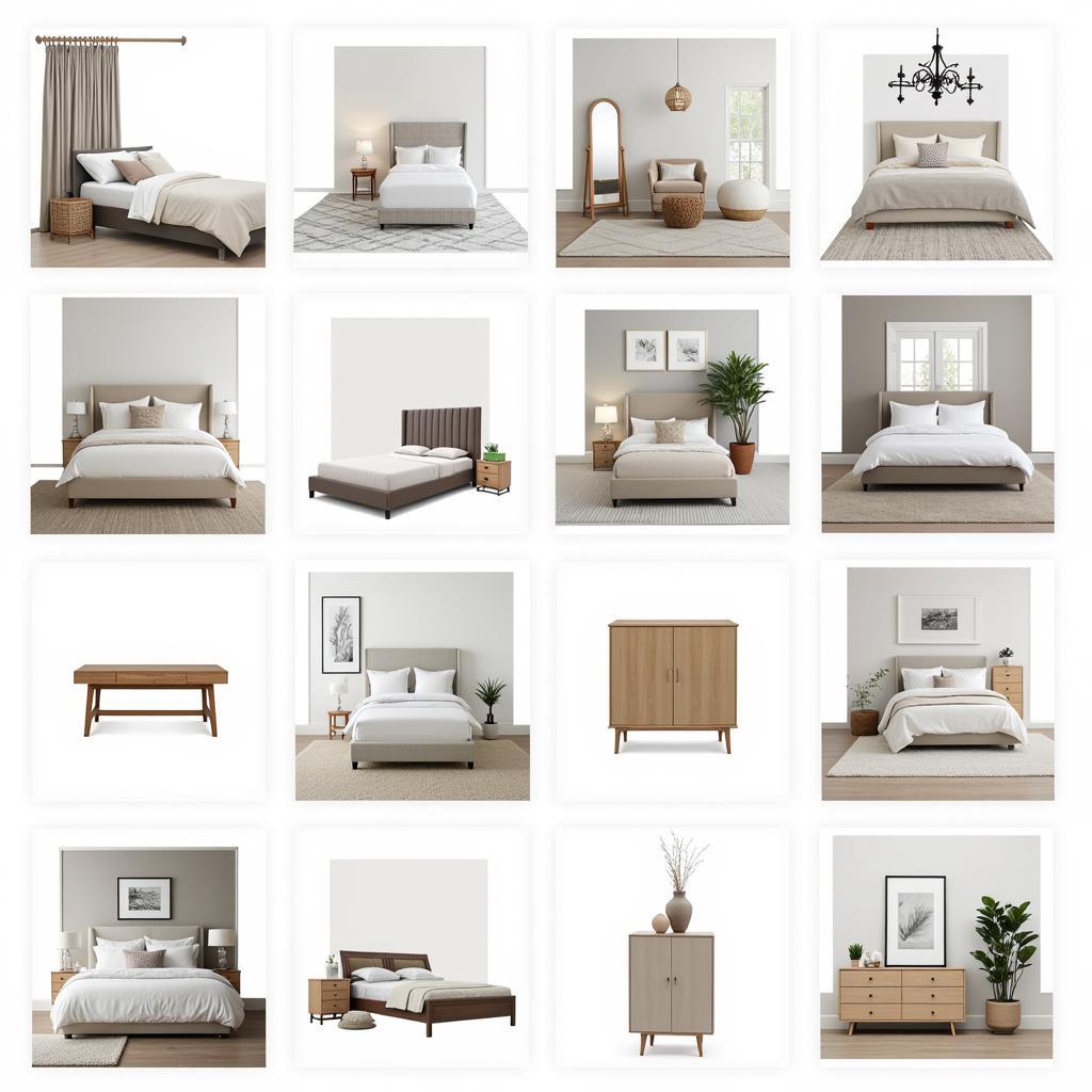 Different bedroom decor themes for Sims 4.