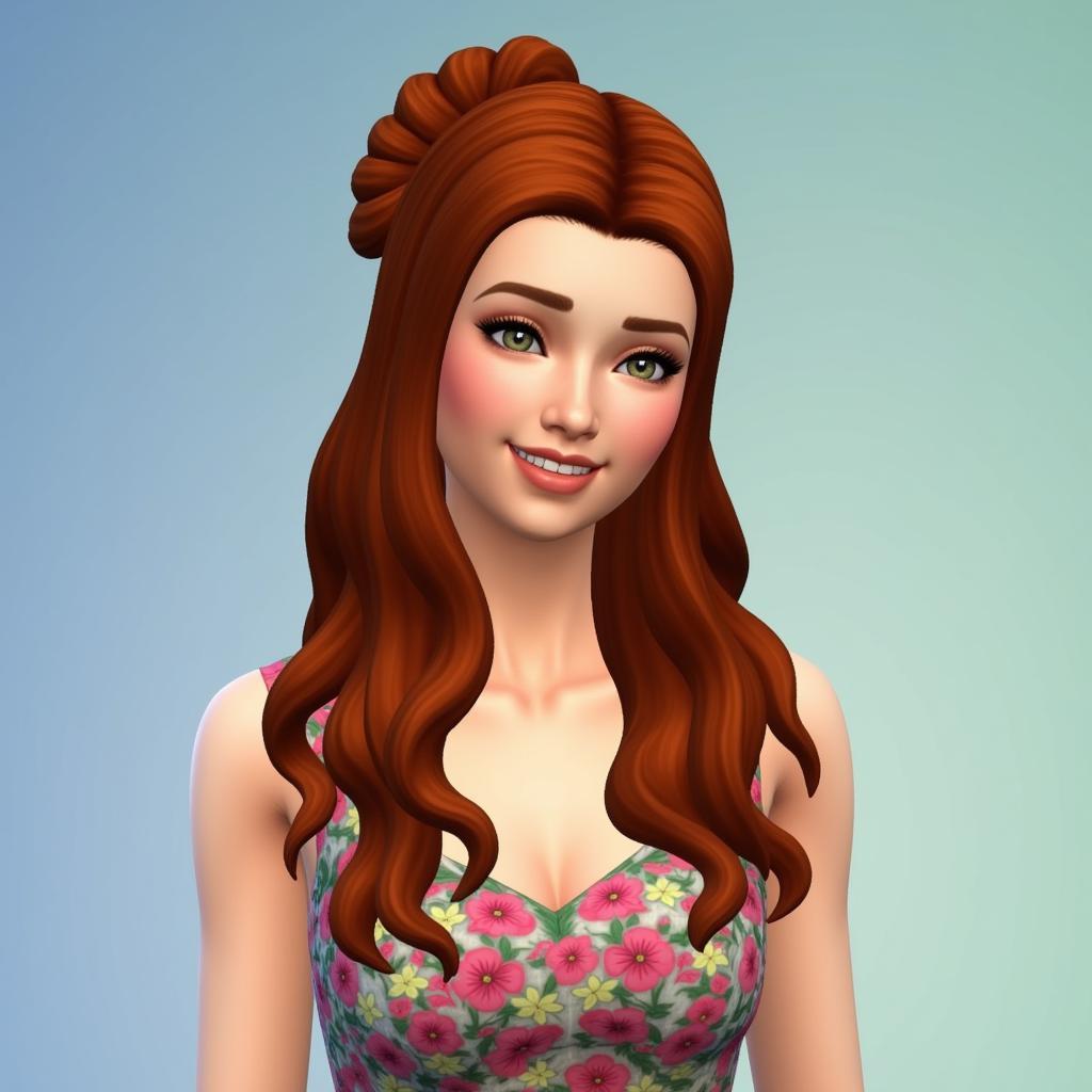 Sims 4 Long Hair Maxis Match