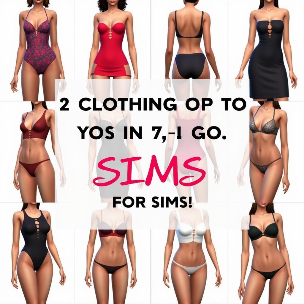 Sims 4 Sexy Clothes Mod Variety