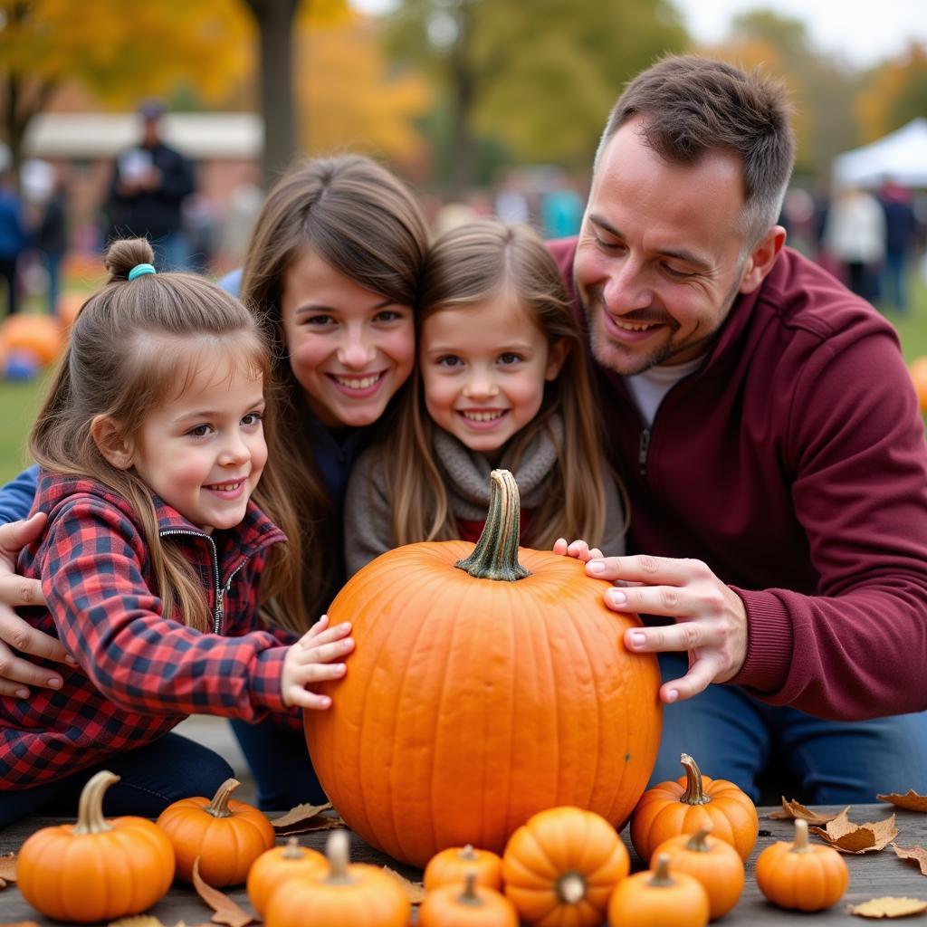 Pumpkin Carving at Sims Park Fall Festival