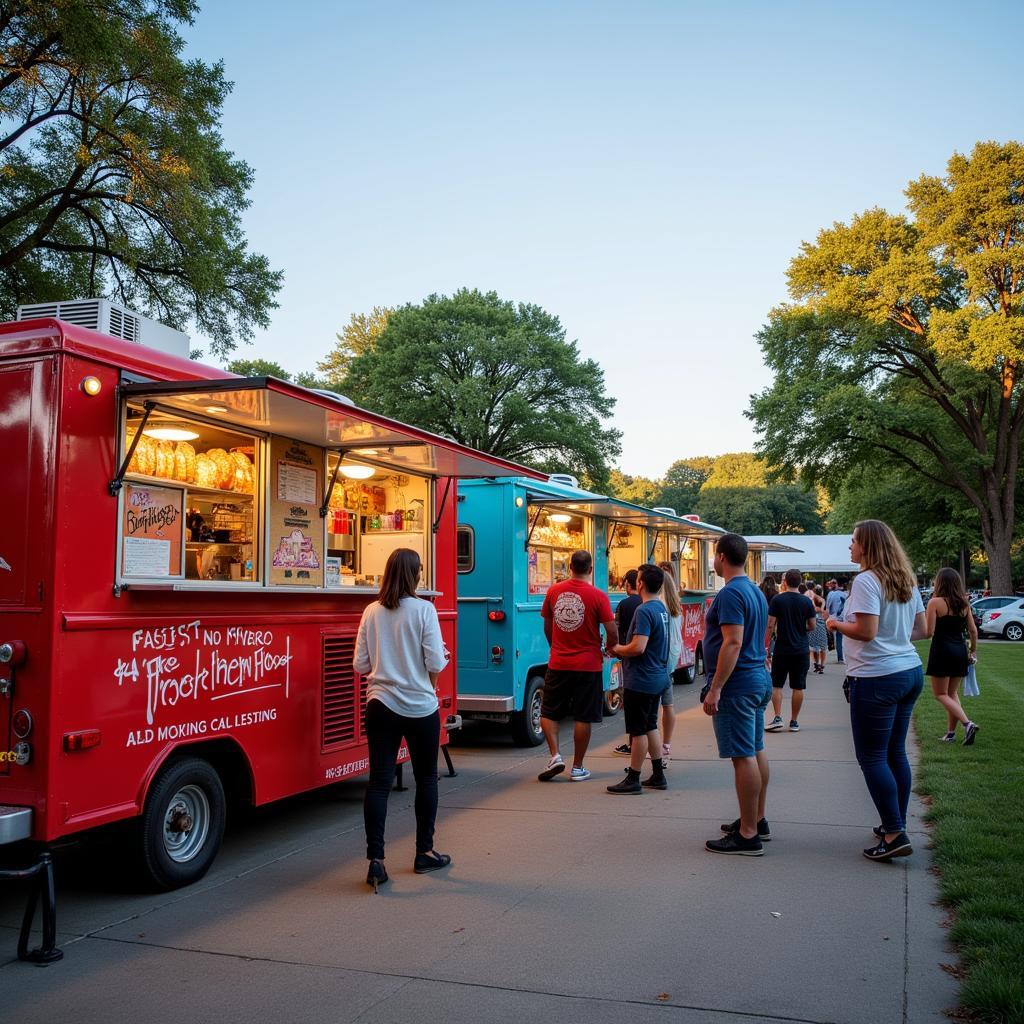 Food Truck Delights at Sims Park