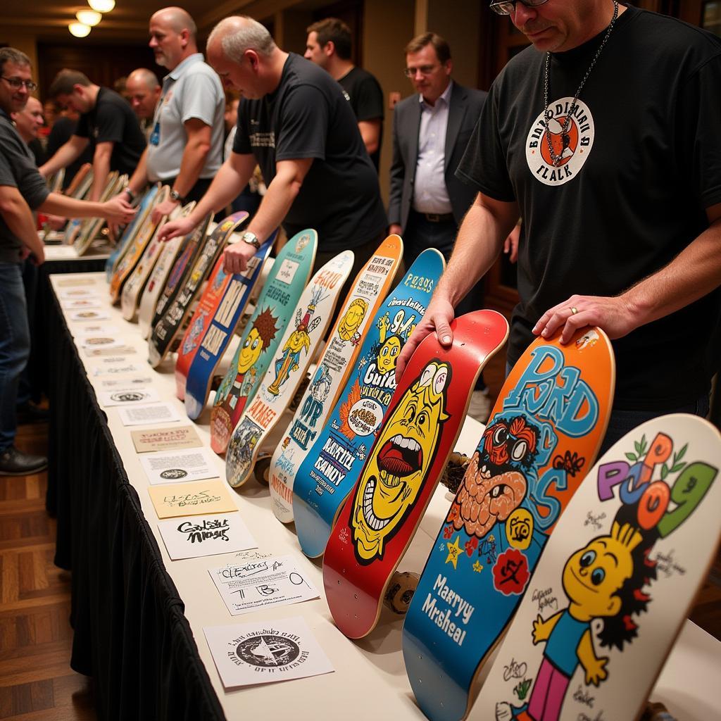 Skateboard Auction for Charity