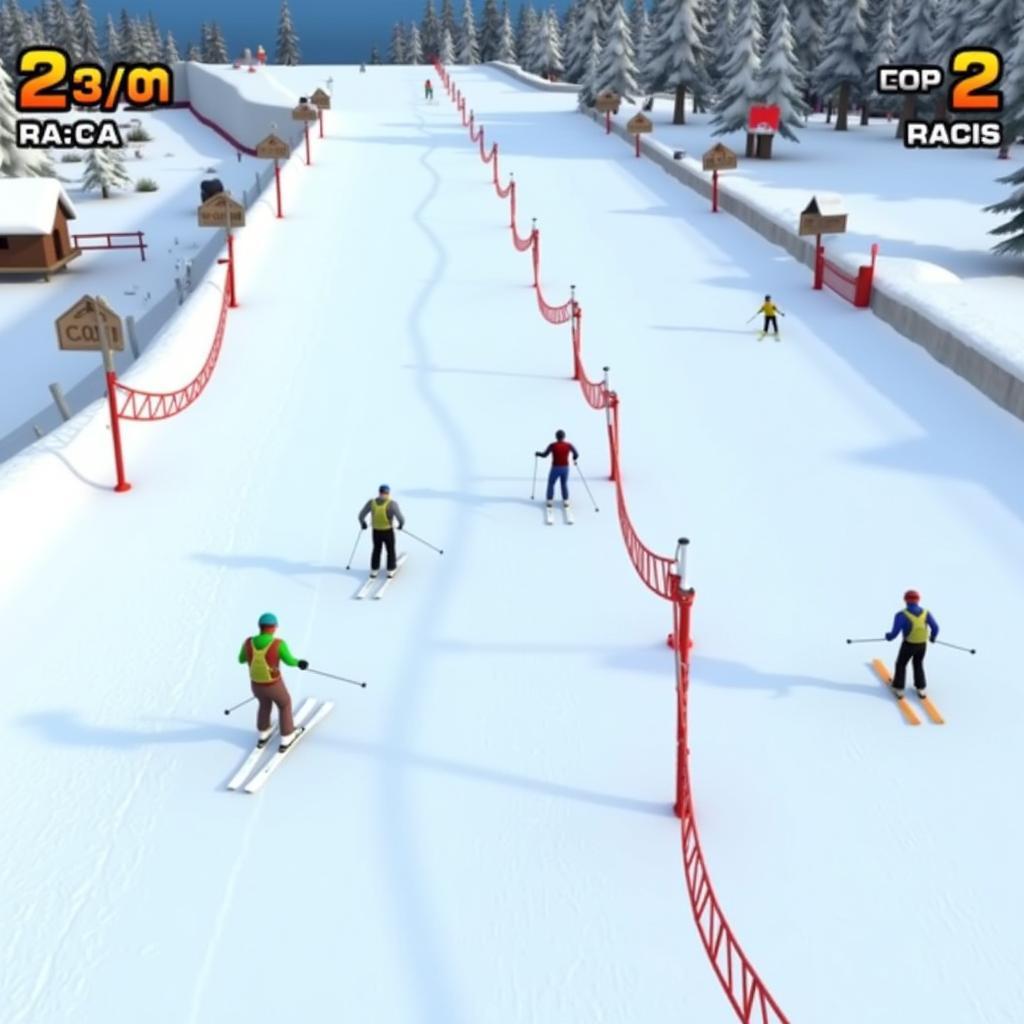 Multiplayer Mode in Ski Slopes Games