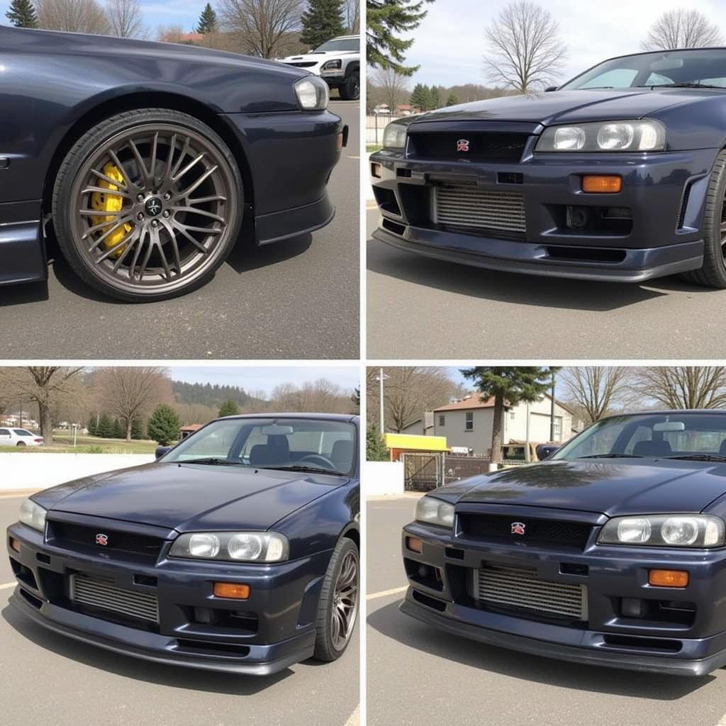 Installing a Skyline R34 Front Bumper